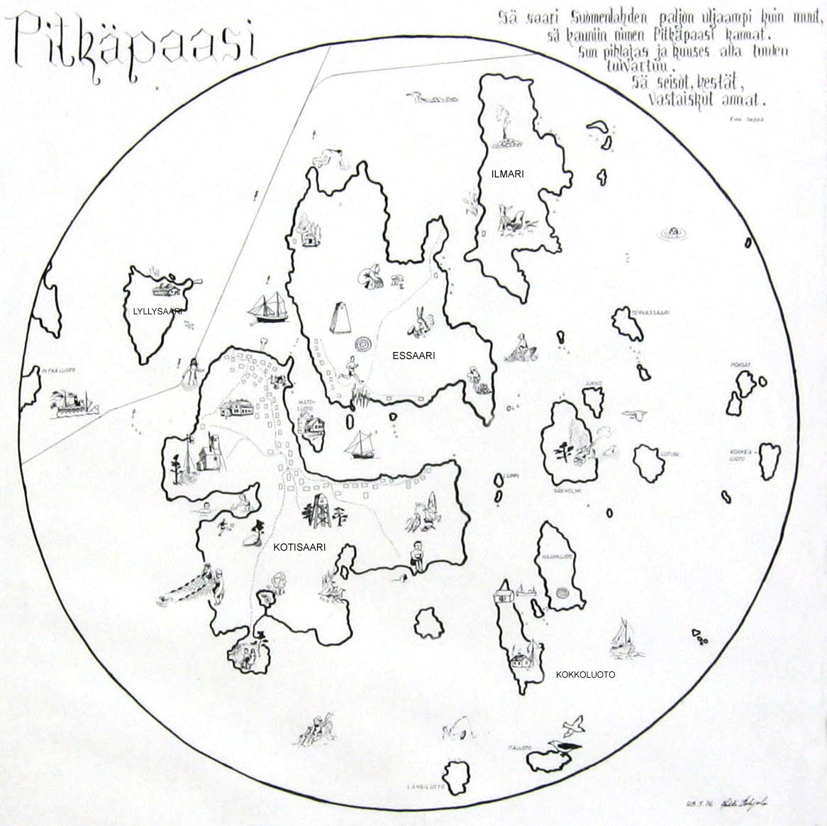 pitkapaaden kartta